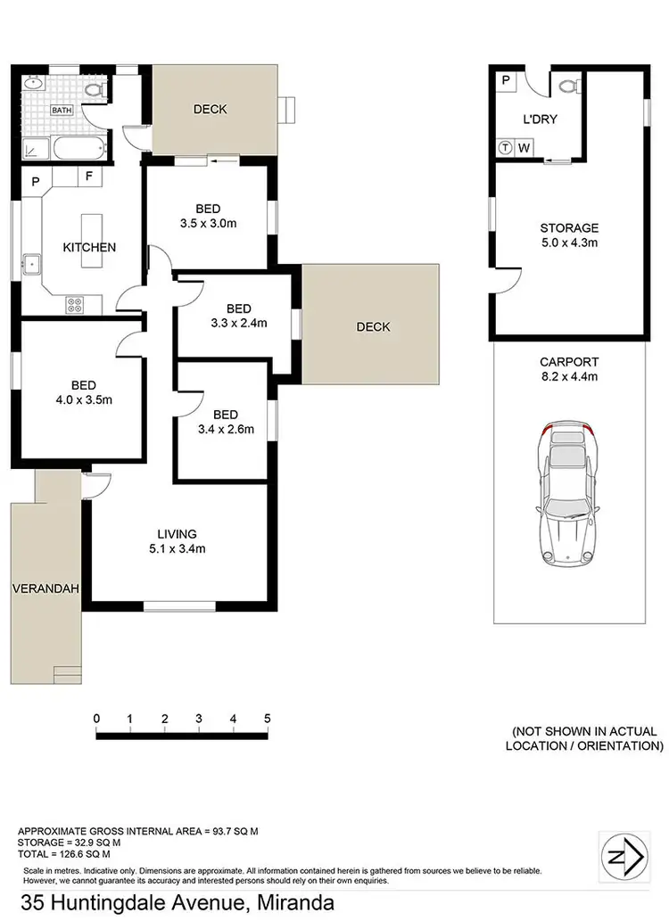 Floorplan of Homely house listing, 35 Huntingdale Avenue, Miranda NSW 2228