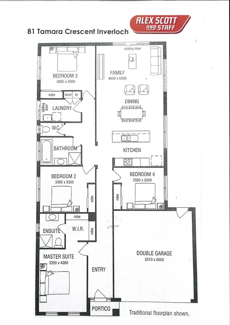Floorplan of Homely house listing, 81 Tamara Crescent, Inverloch VIC 3996