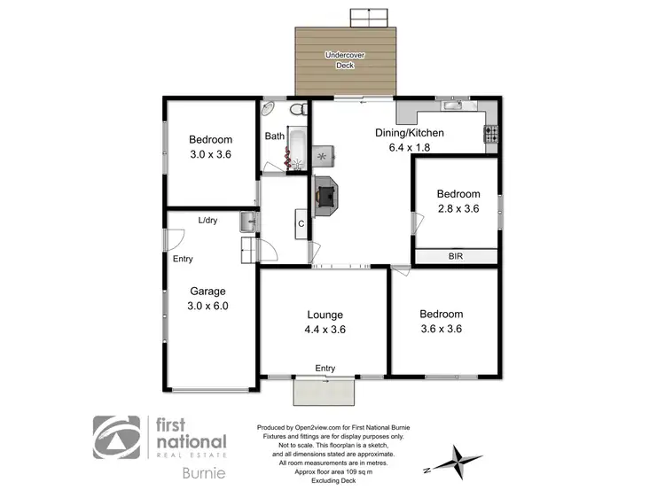Floorplan of Homely house listing, 16B Arthur Street, Somerset TAS 7322