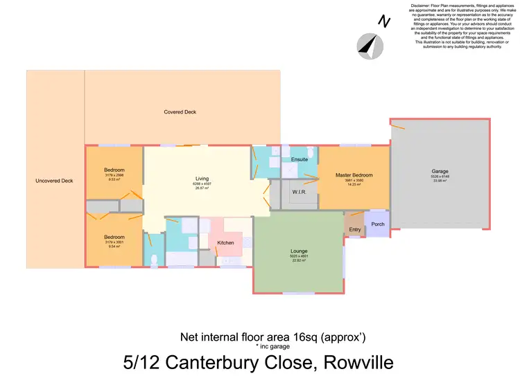 Floorplan of Homely unit listing, 5/12 Canterbury Close, Rowville VIC 3178