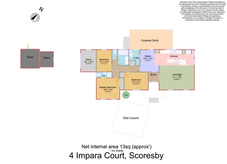 Floorplan of Homely house listing, 4 Impara Court, Scoresby VIC 3179