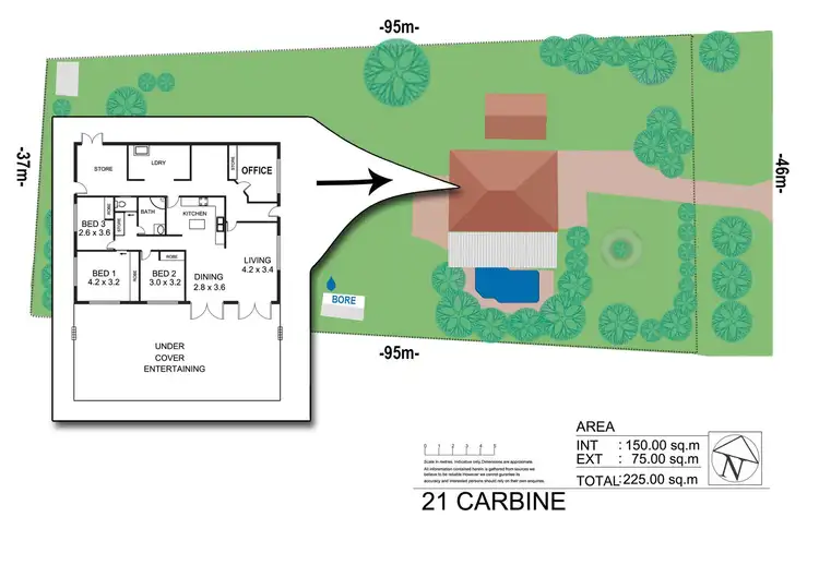 Floorplan of Homely house listing, 21 Carbine Court, Kelso QLD 4815