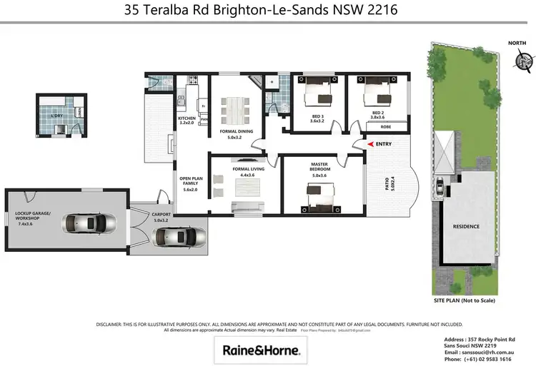 Floorplan of Homely house listing, 35 Teralba Road, Brighton-le-sands NSW 2216