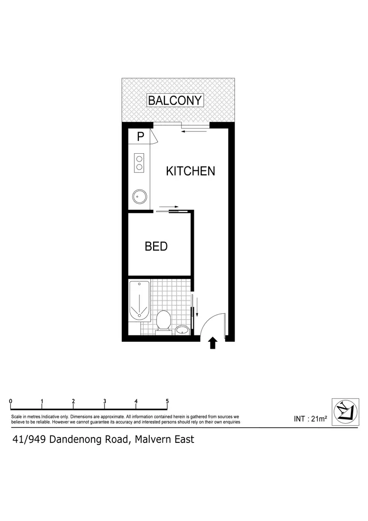 Floorplan of Homely apartment listing, 41/949 Dandenong Road, Malvern East VIC 3145