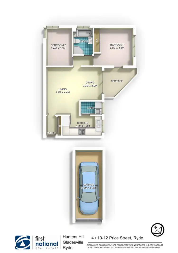 Floorplan of Homely apartment listing, 4/10 Price Street, Ryde NSW 2112