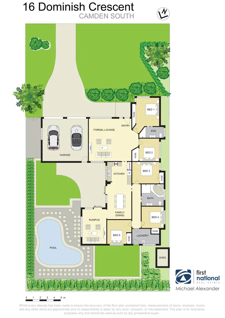 Floorplan of Homely house listing, 16 Dominish Crescent, Camden South NSW 2570