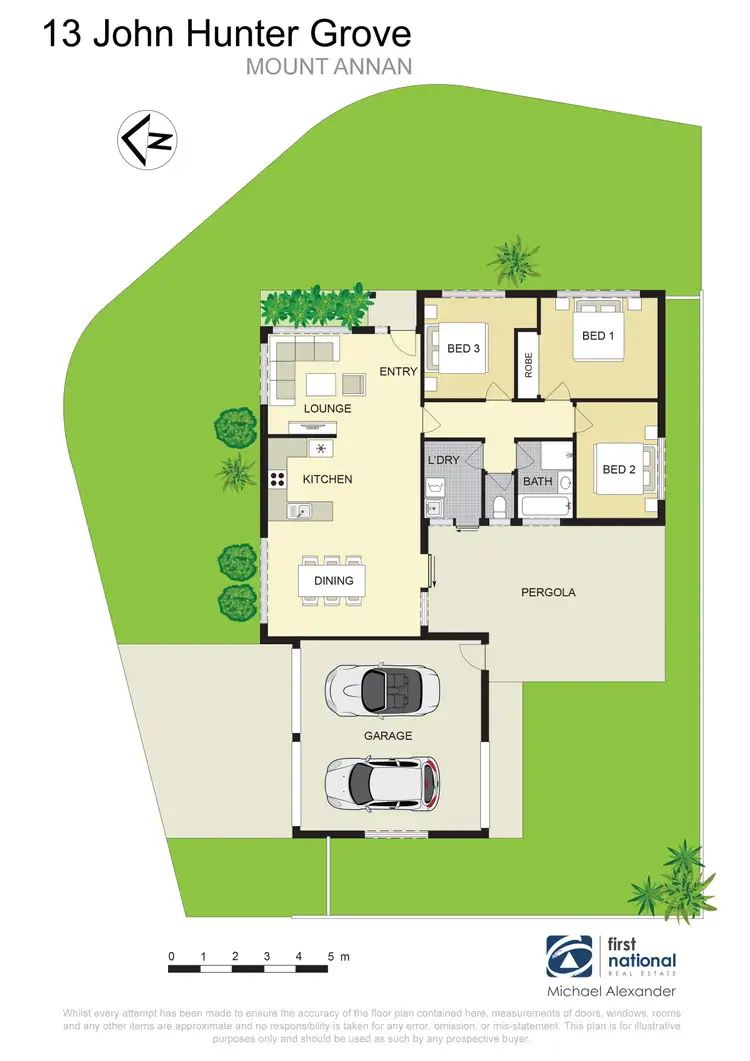 Floorplan of Homely house listing, 13 John Hunter Grove, Mount Annan NSW 2567