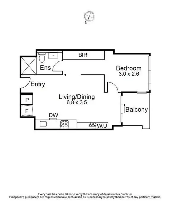 Floorplan of Homely apartment listing, 1312/220 Spencer Street, Melbourne VIC 3000