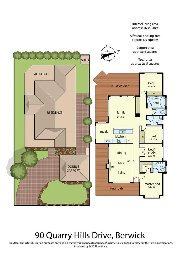 Floorplan of Homely house listing, 90 Quarry Hills Drive, Berwick VIC 3806