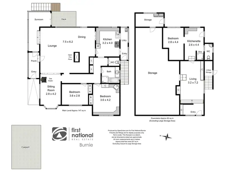 Floorplan of Homely house listing, 5 Medbury Crescent, Montello TAS 7320