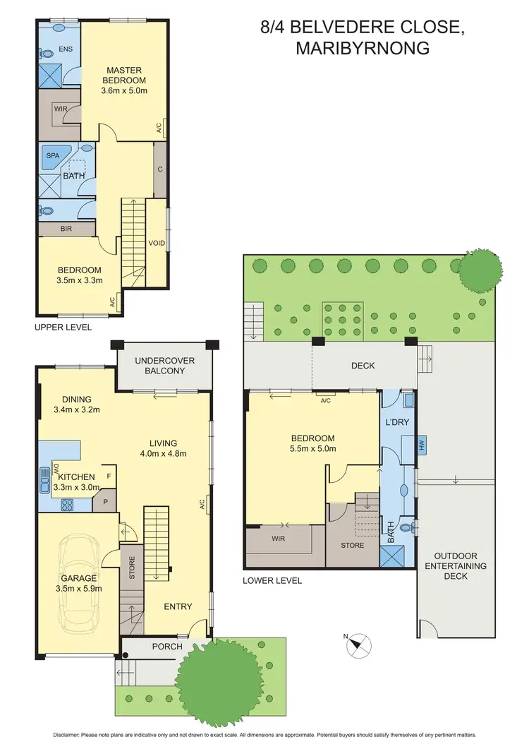 Floorplan of Homely townhouse listing, 8/4 Belvedere Close, Maribyrnong VIC 3032