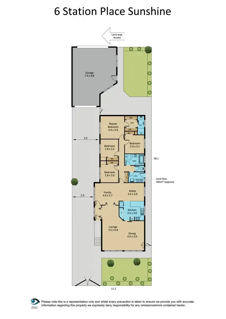 Floorplan of Homely house listing, 6 Station Place, Sunshine VIC 3020