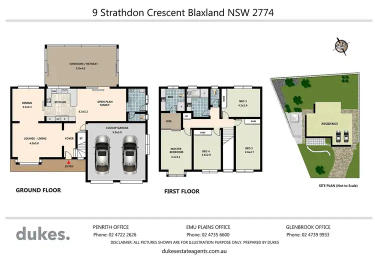Floorplan of Homely house listing, 9 Strathdon Crescent, Blaxland NSW 2774