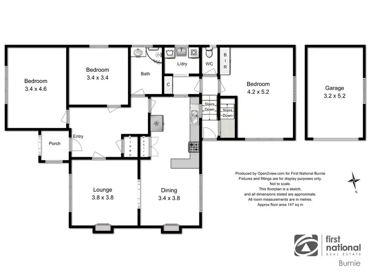 Floorplan of Homely house listing, 42 Stirling Street, Hillcrest TAS 7320