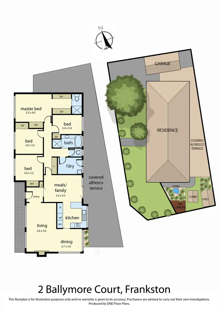 Floorplan of Homely house listing, 2 Ballymore Court, Frankston VIC 3199