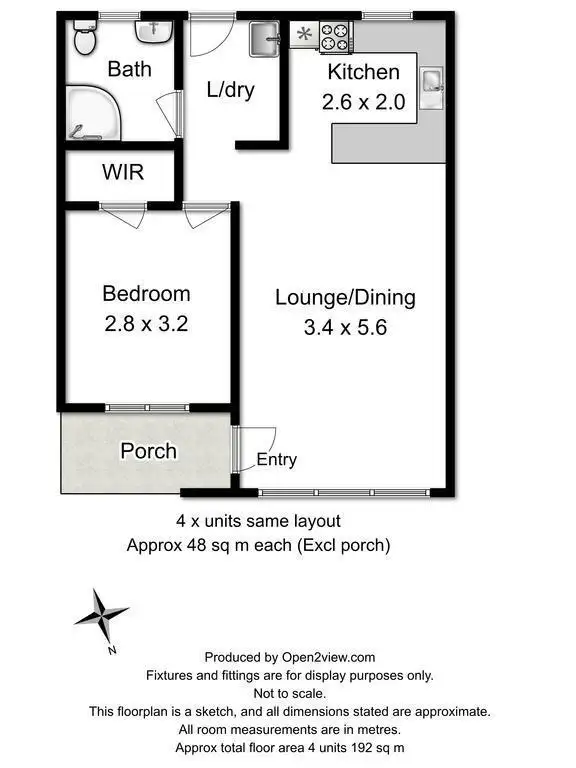 Floorplan of Homely block of units listing, 43 Stirling Street, Hillcrest TAS 7320