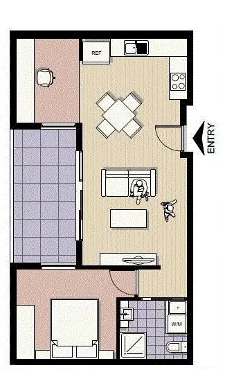 Floorplan of Homely apartment listing, 2/15 Moore Street, Moonee Ponds VIC 3039