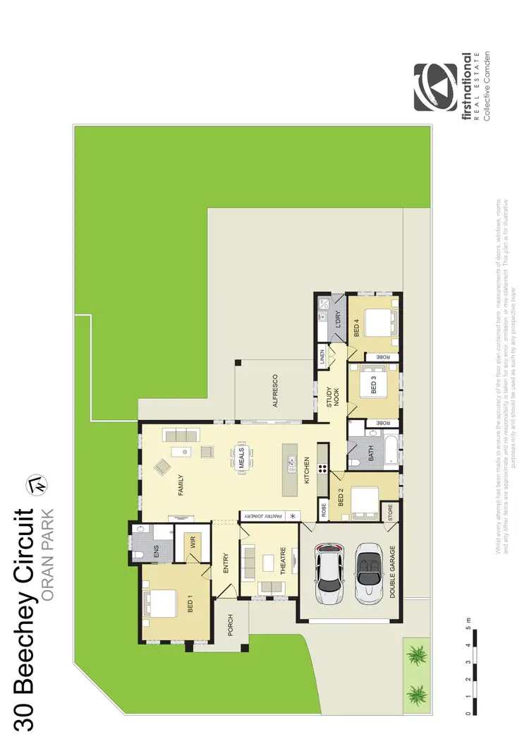 Floorplan of Homely house listing, 30 Beechey Circuit, Oran Park NSW 2570