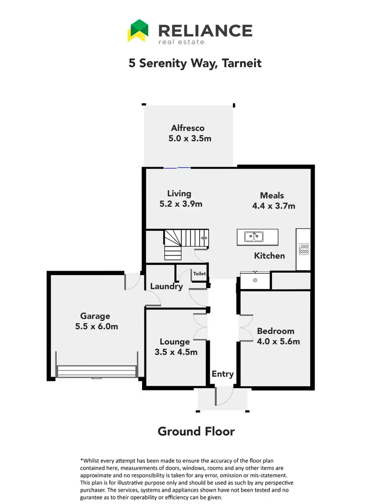 Floorplan of Homely house listing, 5 Serenity Way, Tarneit VIC 3029