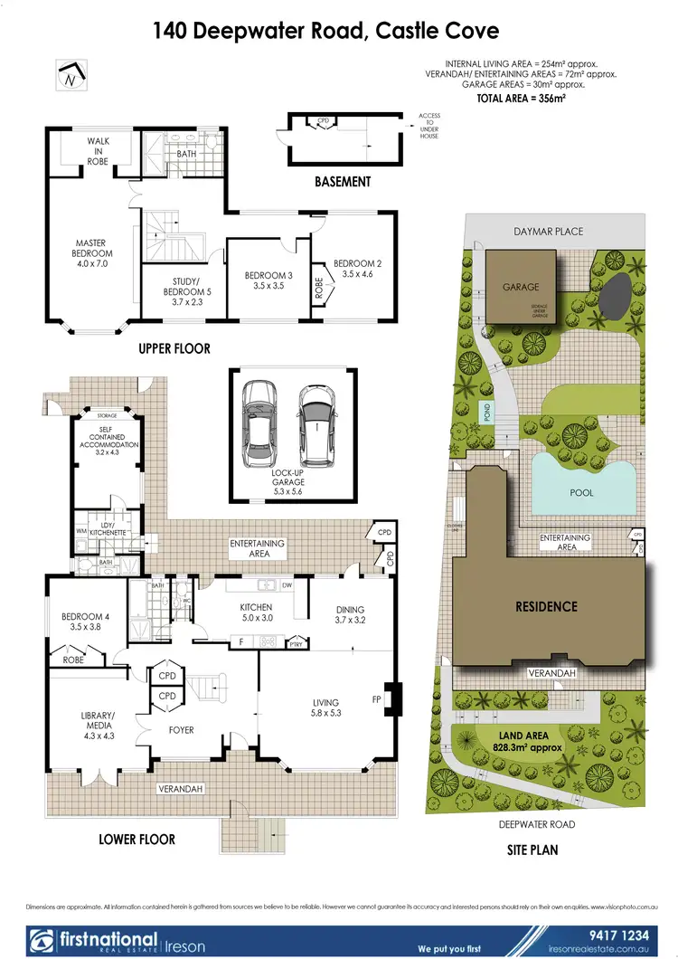 Floorplan of Homely house listing, 140 Deepwater Road, Castle Cove NSW 2069