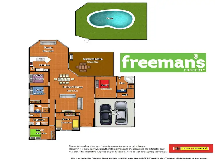 Floorplan of Homely house listing, 6 Orana Street, Caravonica QLD 4878