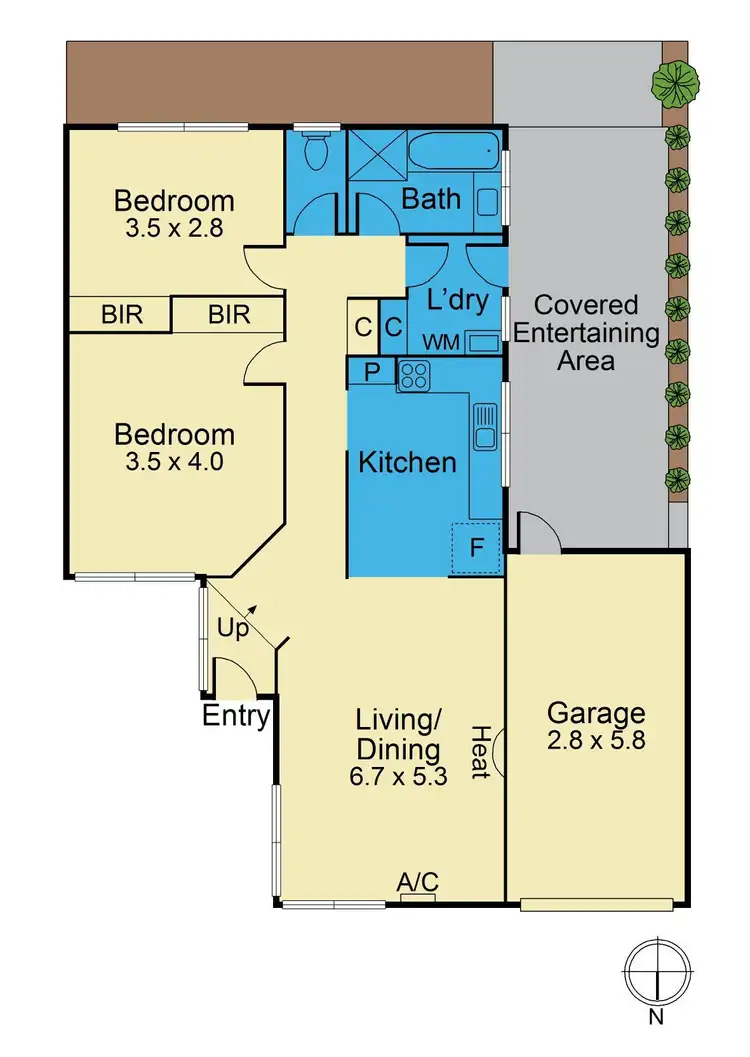Floorplan of Homely unit listing, 6/15 Central Avenue, Burwood VIC 3125