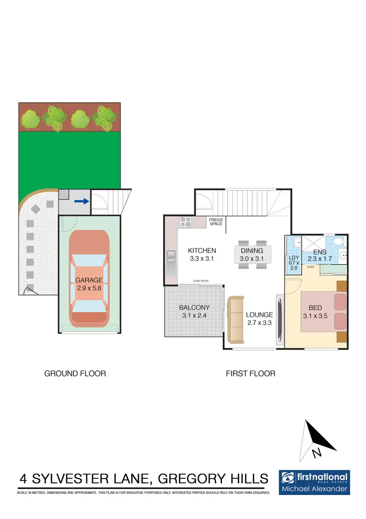 Floorplan of Homely unit listing, 4 Sylvester Lane, Gregory Hills NSW 2557