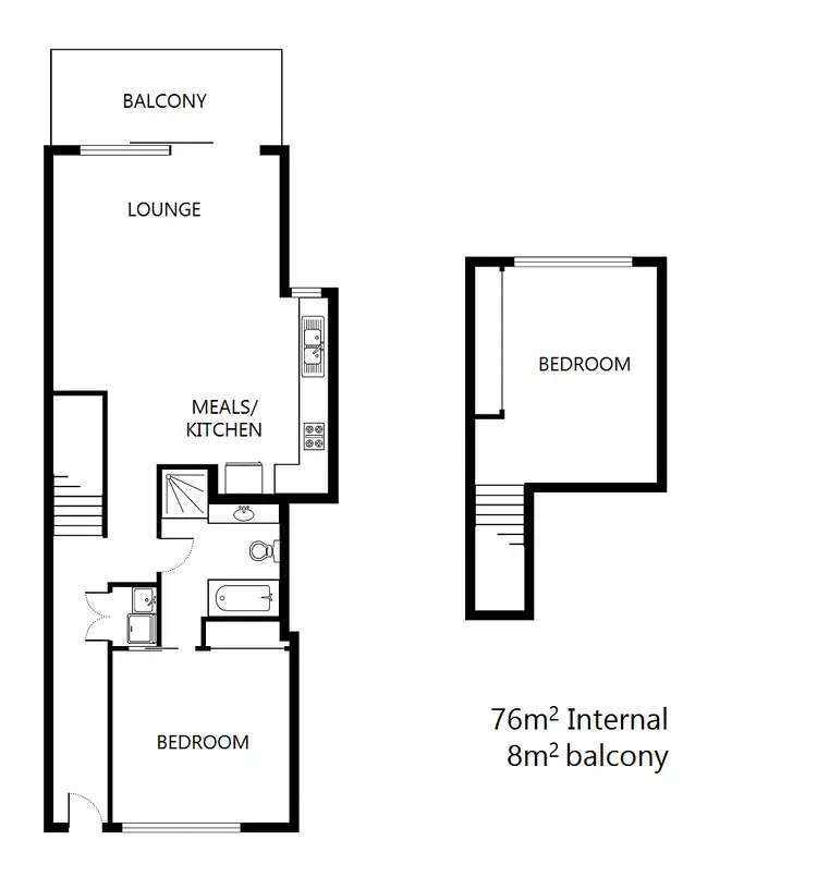 Floorplan of Homely apartment listing, 3/689 Mount Alexander Road, Moonee Ponds VIC 3039