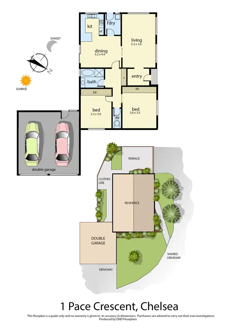 Floorplan of Homely unit listing, 1 Pace Crescent, Chelsea VIC 3196