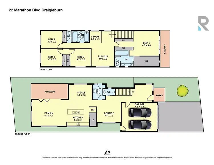 Floorplan of Homely house listing, 22 Marathon Boulevard, Craigieburn VIC 3064
