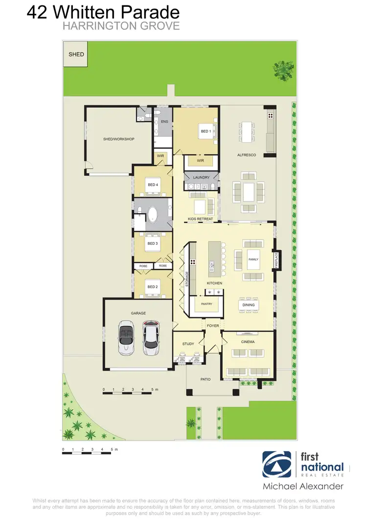 Floorplan of Homely house listing, 42 Whitten Parade, Harrington Park NSW 2567