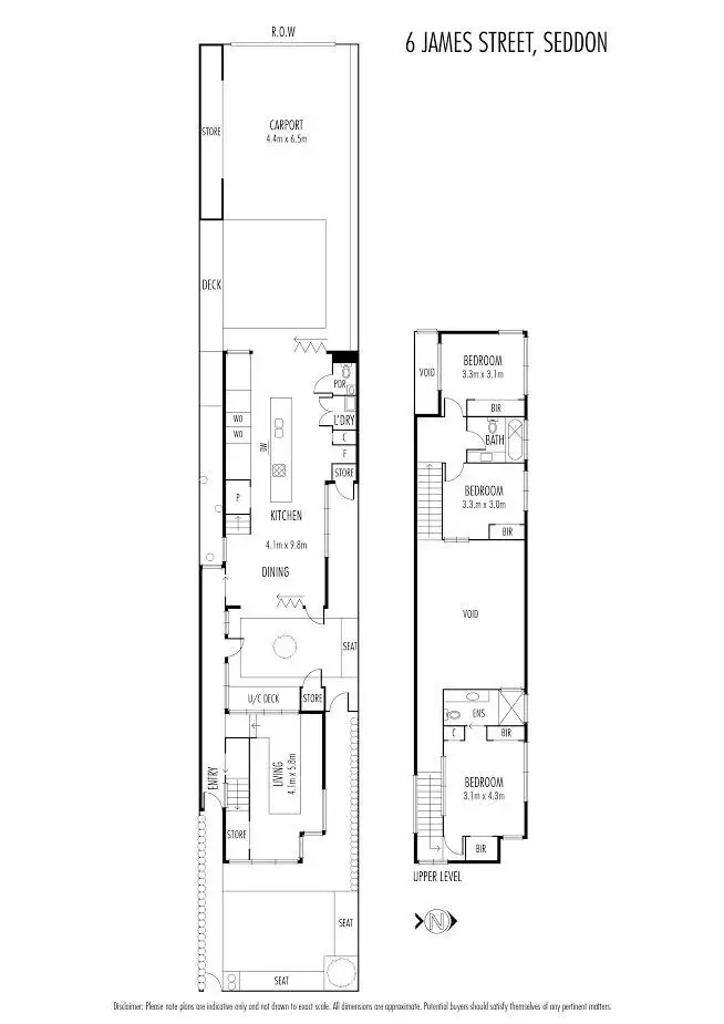 Floorplan of Homely house listing, 6 James Street, Seddon VIC 3011