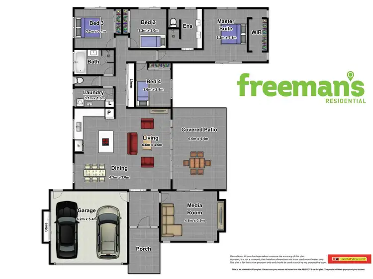 Floorplan of Homely house listing, 2 Lakeside Drive, Smithfield QLD 4878