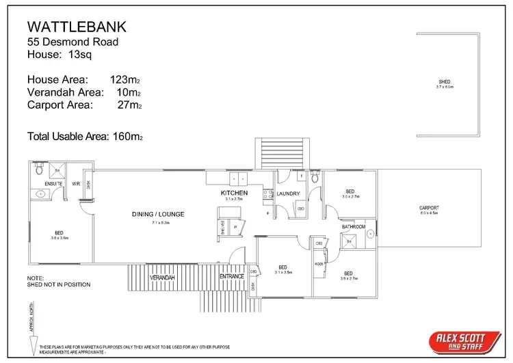 Floorplan of Homely house listing, 55 Lot 1 Desmond Road, Wattle Bank VIC 3995