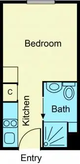 Floorplan of Homely apartment listing, 208/2 Eastern Place, Hawthorn East VIC 3123