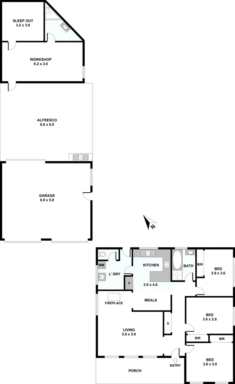 Floorplan of Homely house listing, 63 Concord Circuit, Albanvale VIC 3021