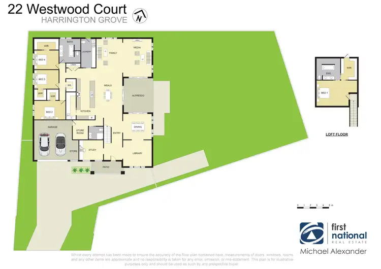 Floorplan of Homely house listing, 22 Westwood Court, Harrington Park NSW 2567
