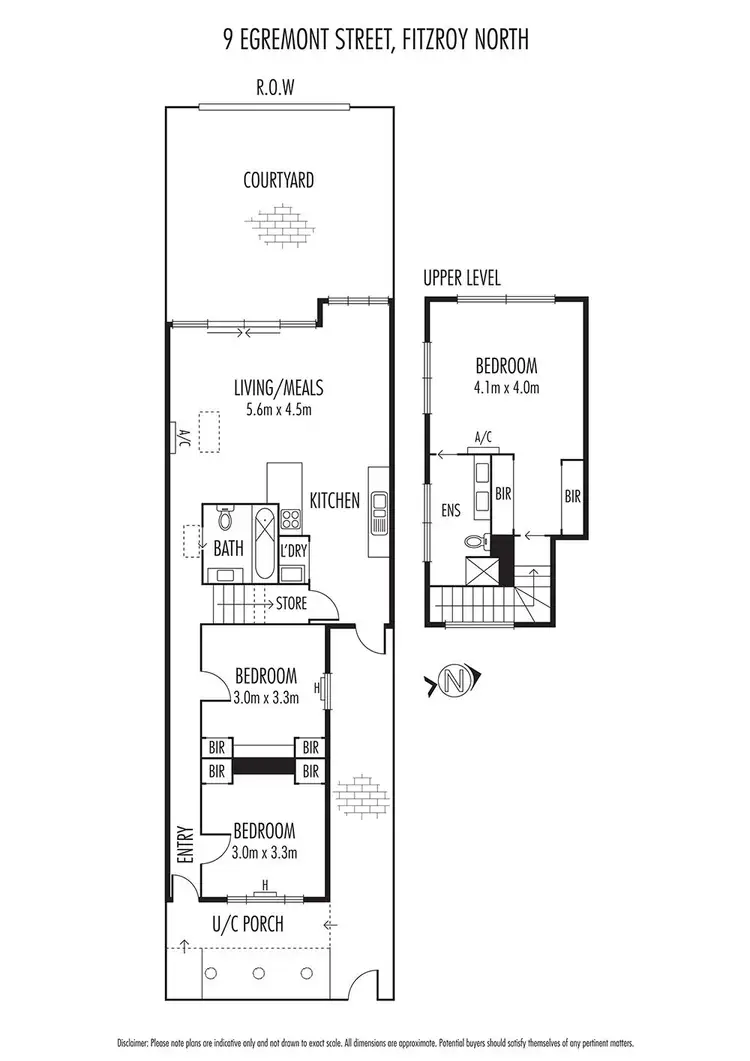 Floorplan of Homely house listing, 9 Egremont Street, Fitzroy North VIC 3068