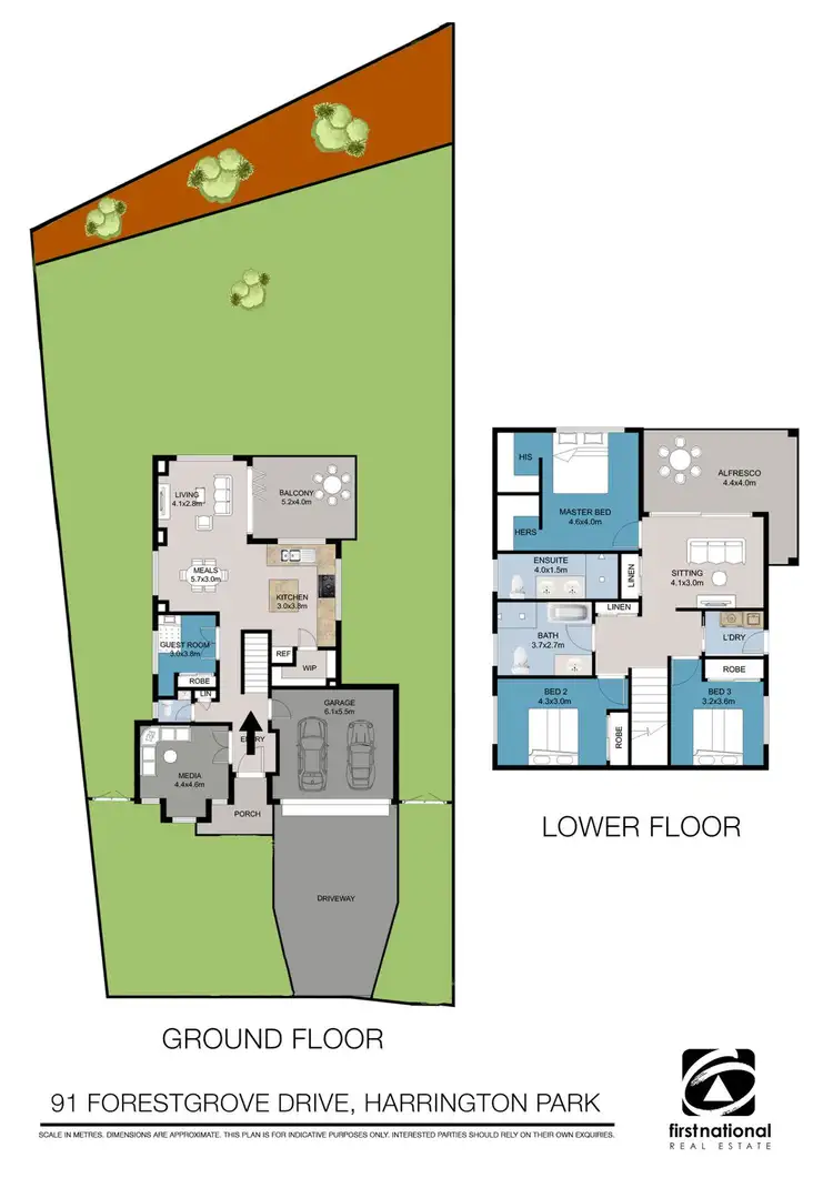 Floorplan of Homely house listing, 91 Forestgrove Drive, Harrington Park NSW 2567