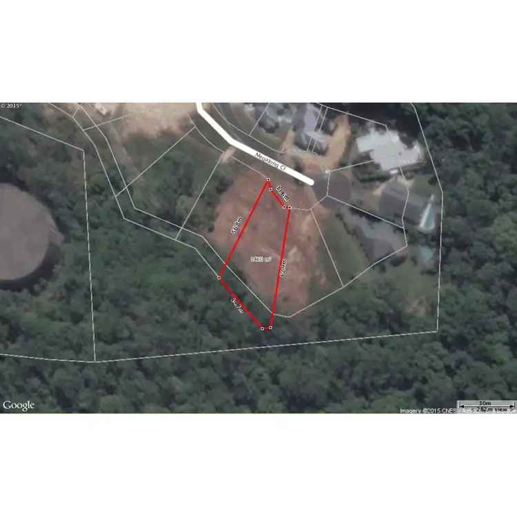 Floorplan of Homely land listing, 16 Megalong Close, Trinity Beach QLD 4879