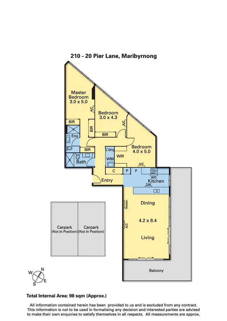 Floorplan of Homely apartment listing, 210/20 Pier Lane, Maribyrnong VIC 3032