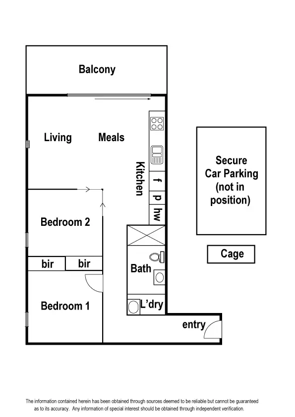 Floorplan of Homely apartment listing, 13/60 Keilor Road, Essendon VIC 3040
