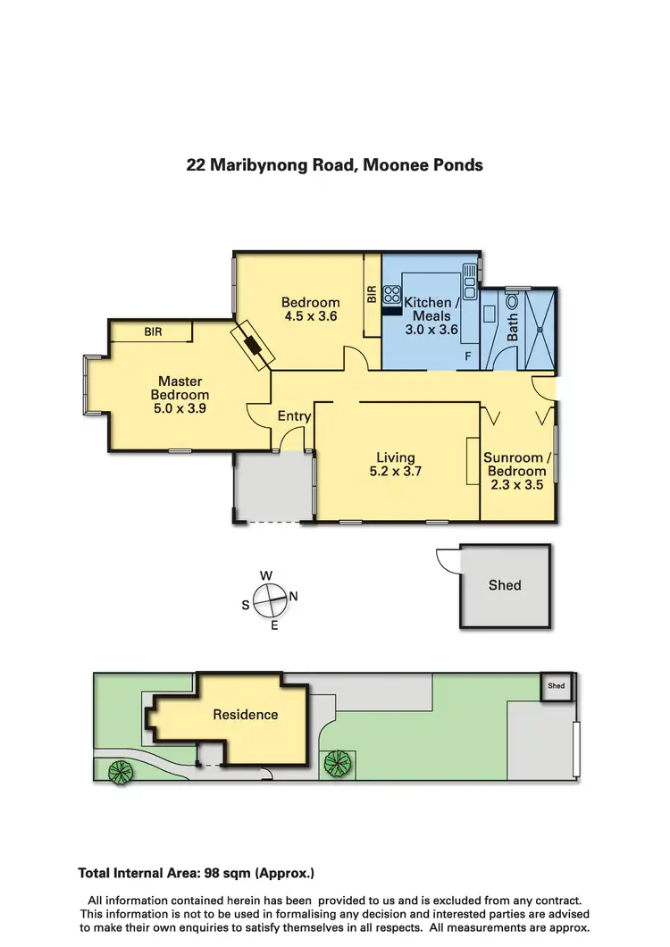Floorplan of Homely house listing, 22 Maribyrnong Road, Moonee Ponds VIC 3039