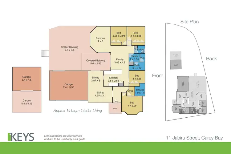 Floorplan of Homely house listing, 11 Jabiru Street, Carey Bay NSW 2283