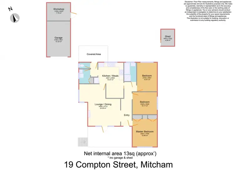 Floorplan of Homely house listing, 19 Compton Street, Mitcham VIC 3132