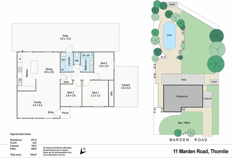Floorplan of Homely house listing, 11 Marden Road, Thornlie WA 6108