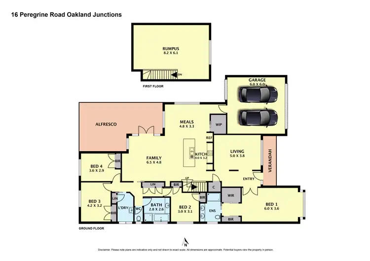 Floorplan of Homely house listing, 16 Peregrine Road, Oaklands Junction VIC 3063