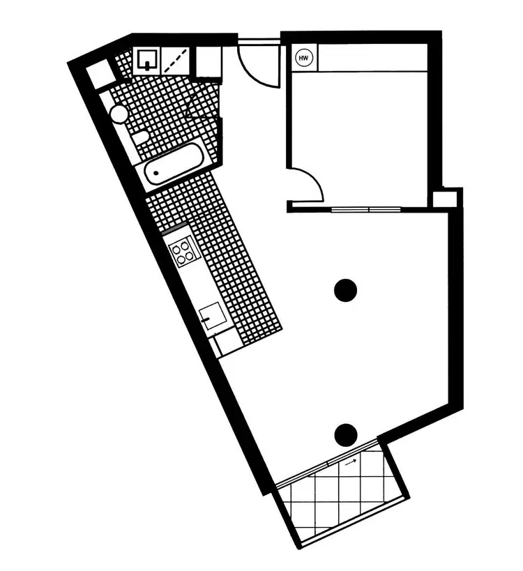 Floorplan of Homely apartment listing, 217A/66 Mount Alexander Road, Travancore VIC 3032