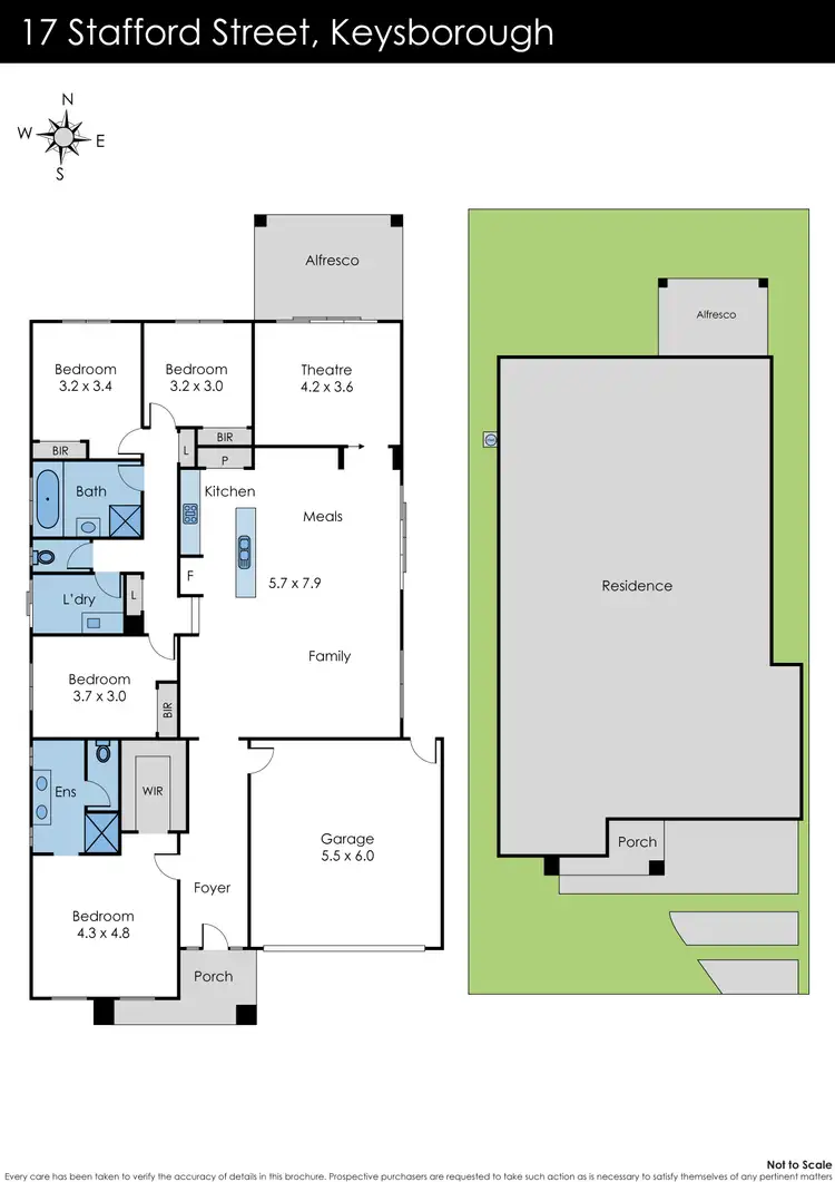 Floorplan of Homely house listing, 17 Stafford Street, Keysborough VIC 3173