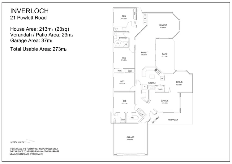 Floorplan of Homely house listing, 21 Powlett Street, Inverloch VIC 3996